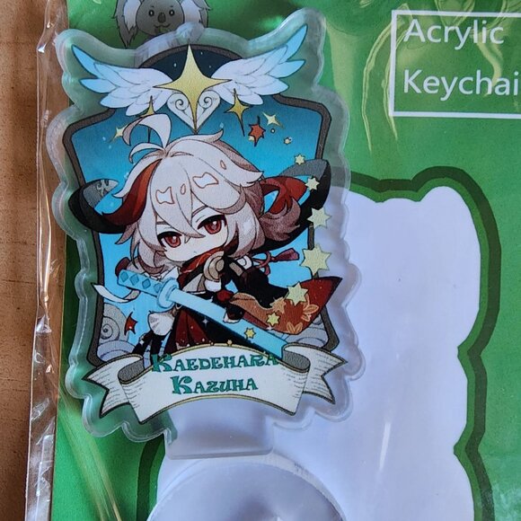 Fan Art Genshin Impact Acrylic Stand Set Of‎ 5  Xingqiu Zhongli Kaedehara Kazuha - Picture 7 of 11